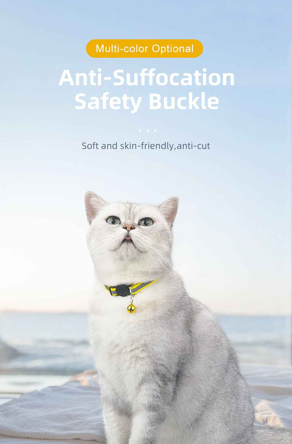 ROJECO Cartoon Safety Cat Collar