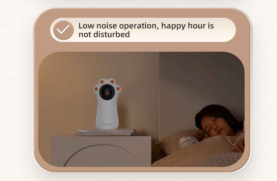 ROJECO Rechargeable Laser Cat Toy