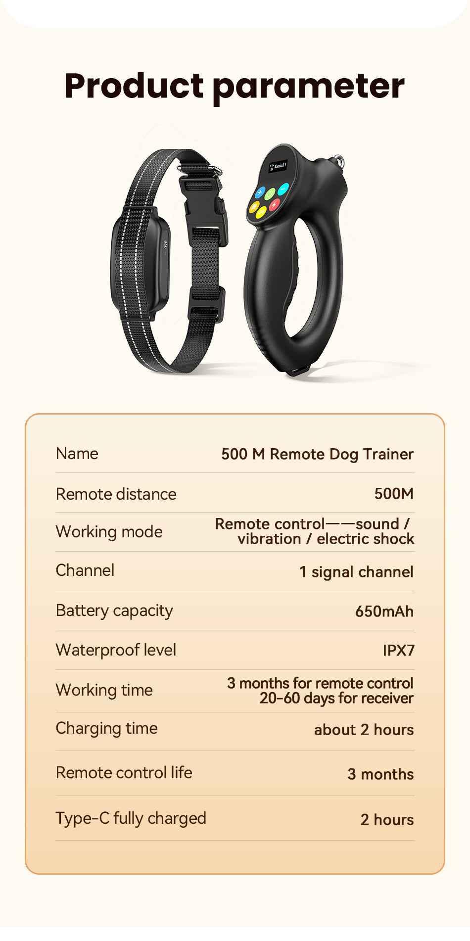 ROJECO PD800 Dog Training Collar