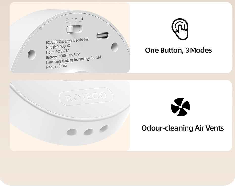ROJECO Smart Cat Odor Purifier