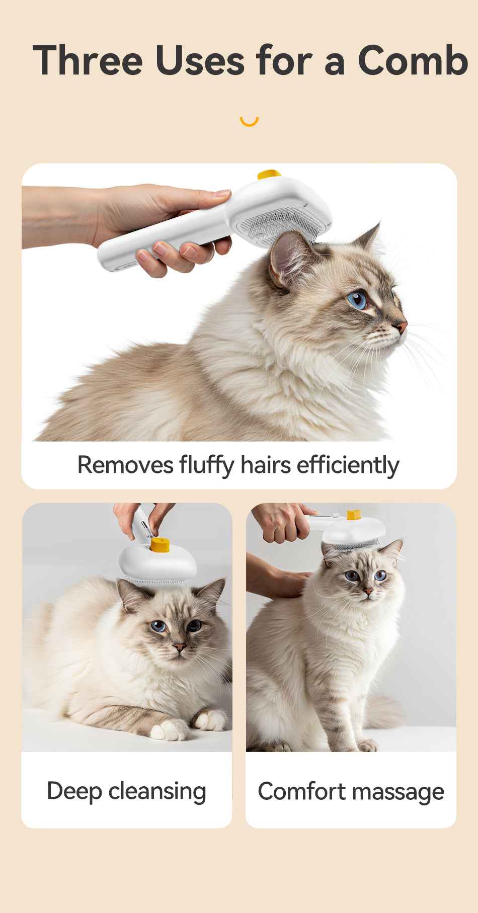 ROJECO Pet Spray Brush