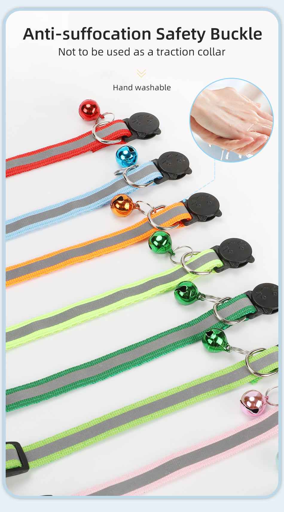 ROJECO Cartoon Safety Cat Collar