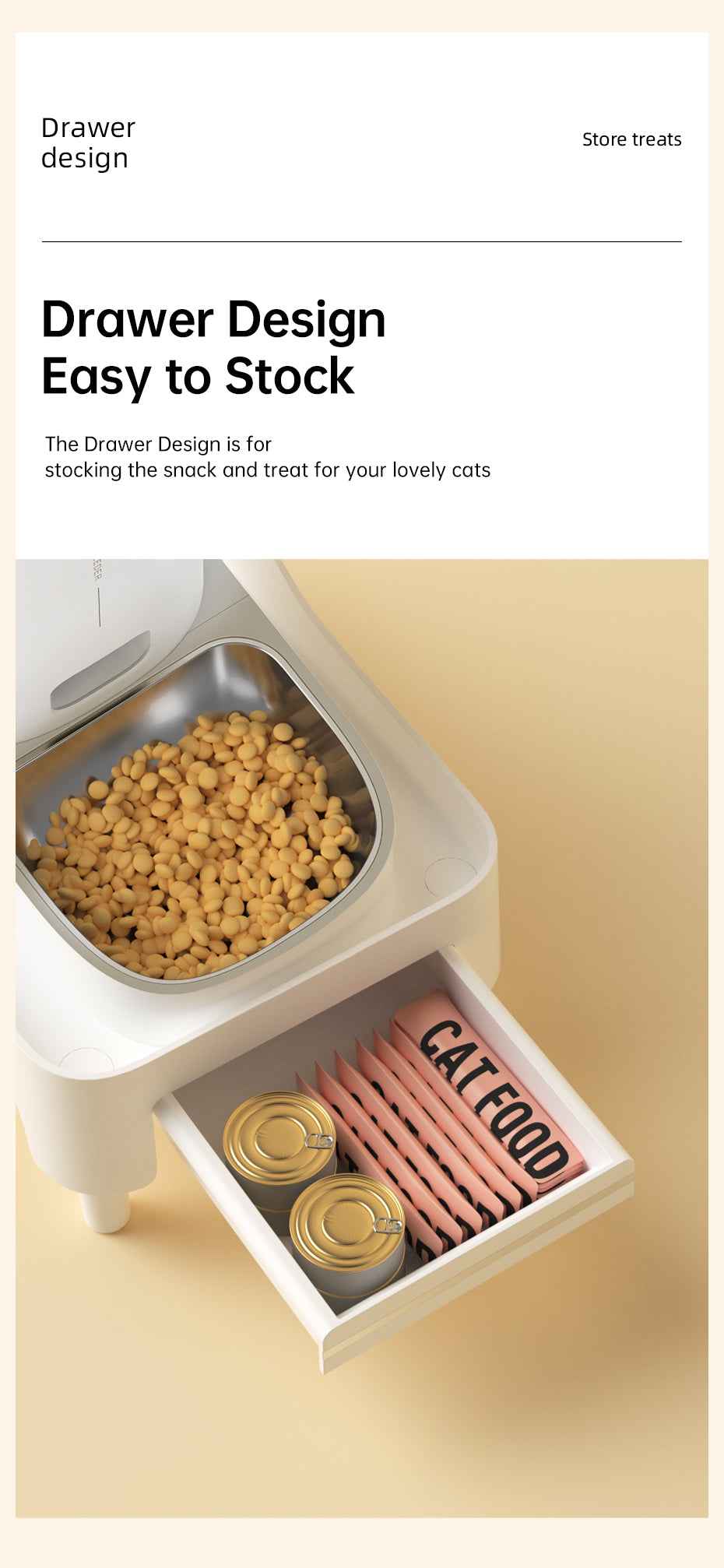 ROJECO Elevated Pet Feeder Stand