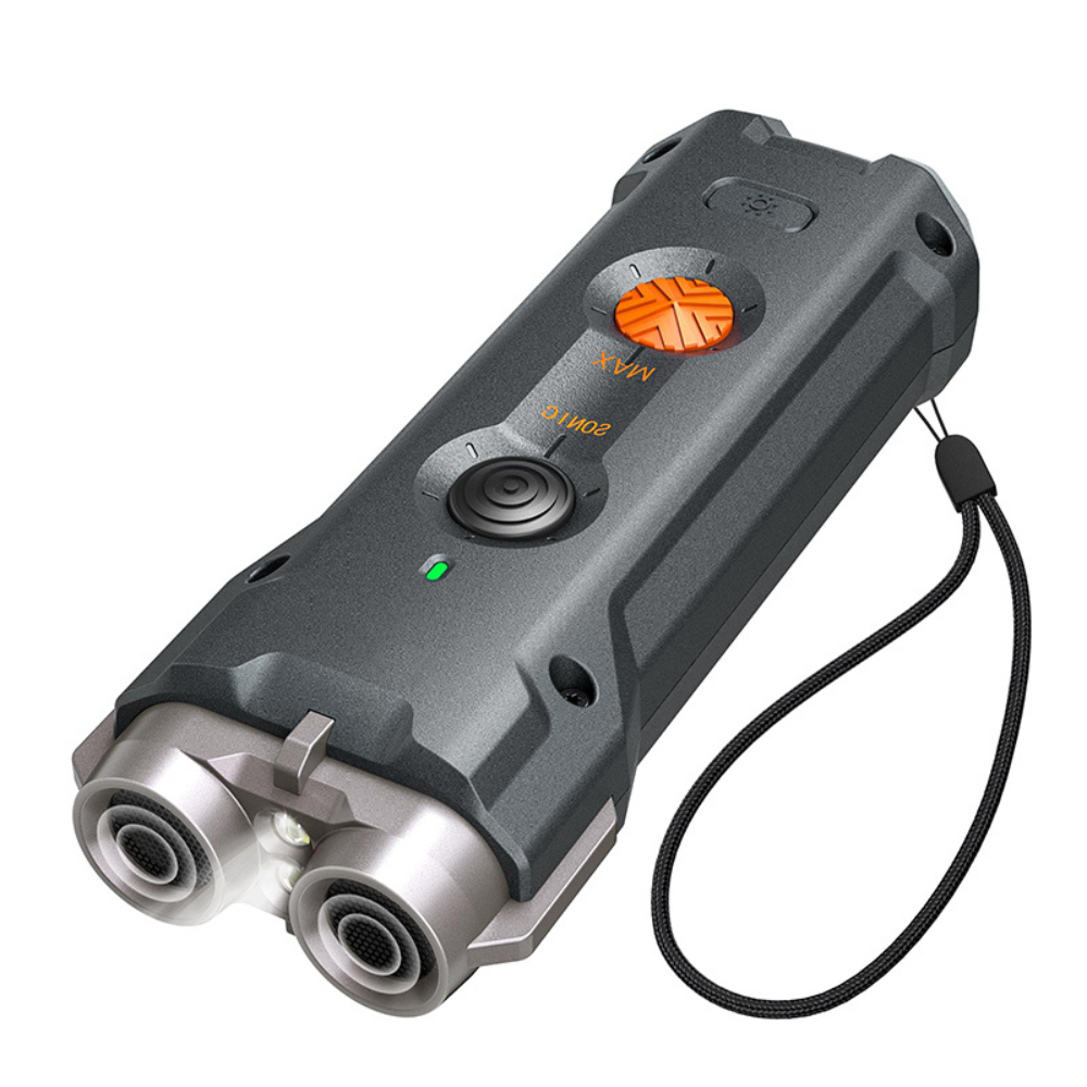 ROJECO U20 ultrasonic dog repeller — 2 modes, 20 days battery life, 10m range.