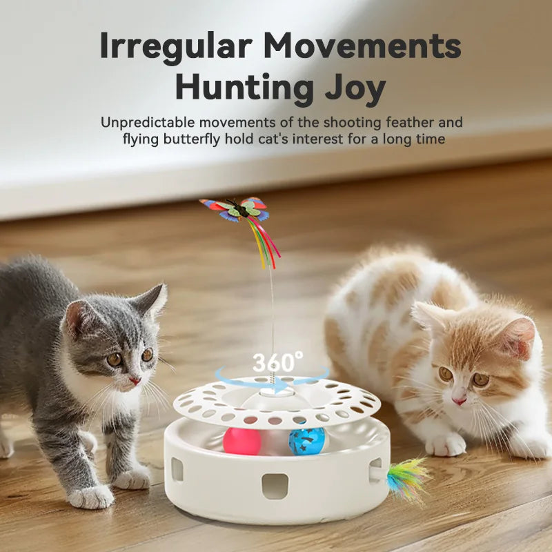 ROJECO 3-in-1 Automatic Cat Toy