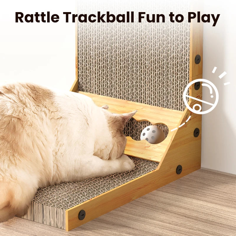 ROJECO L-Shaped Cat Scratcher Board