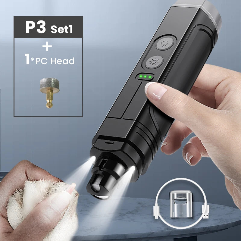 ROJECO P3 Pet Nail Grinder with 3-Speed Control