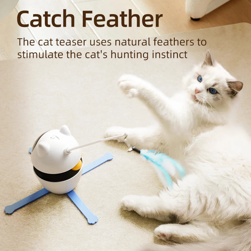 ROJECO 3-in-1 Interactive Cat Toy