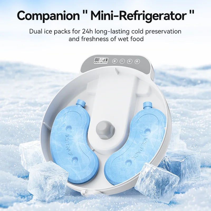 ROJECO 4-Meal Automatic Pet Feeder