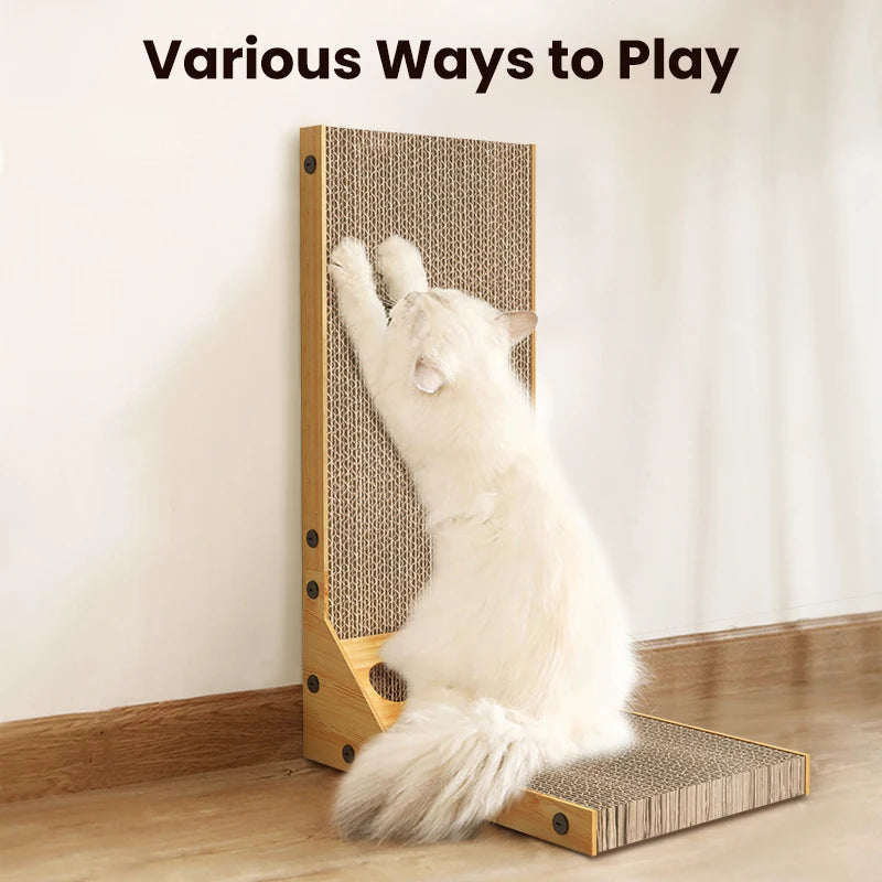 ROJECO L-Shaped Cat Scratcher Board