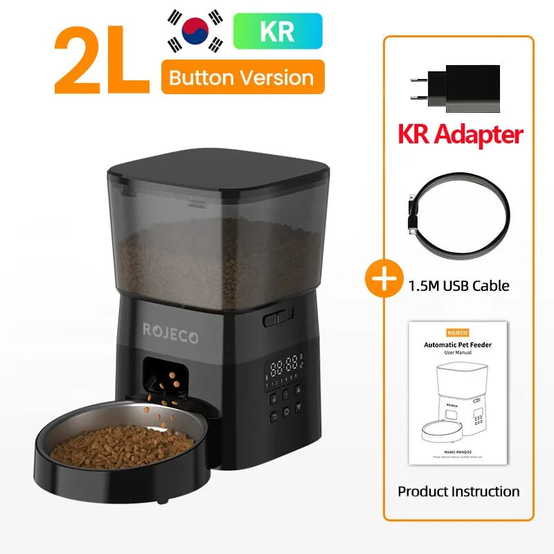 ROJECO Automatic Pet Feeder 2L