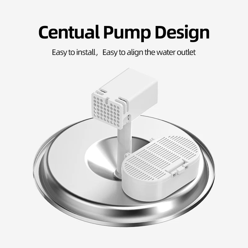 ROJECO Water Pump for 2L Stainless Steel Cat Fountain - Replacement