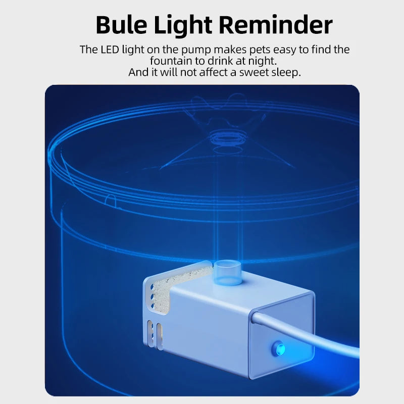 ROJECO Water Pump for 2L Stainless Steel Cat Fountain - Replacement