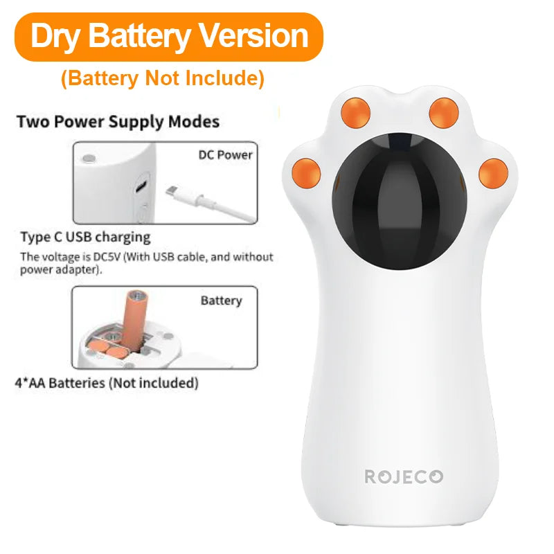 ROJECO Cat Claws Automatic Cat Laser Toy