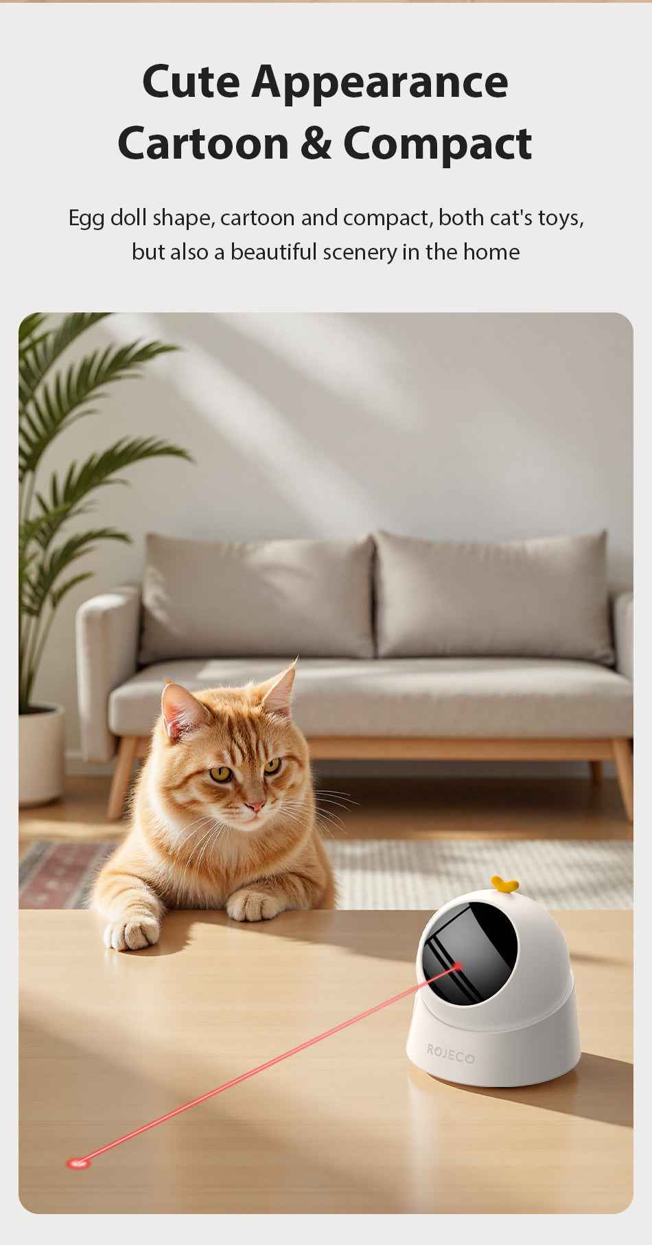 ROJECO Automatic Laser Cat Toy