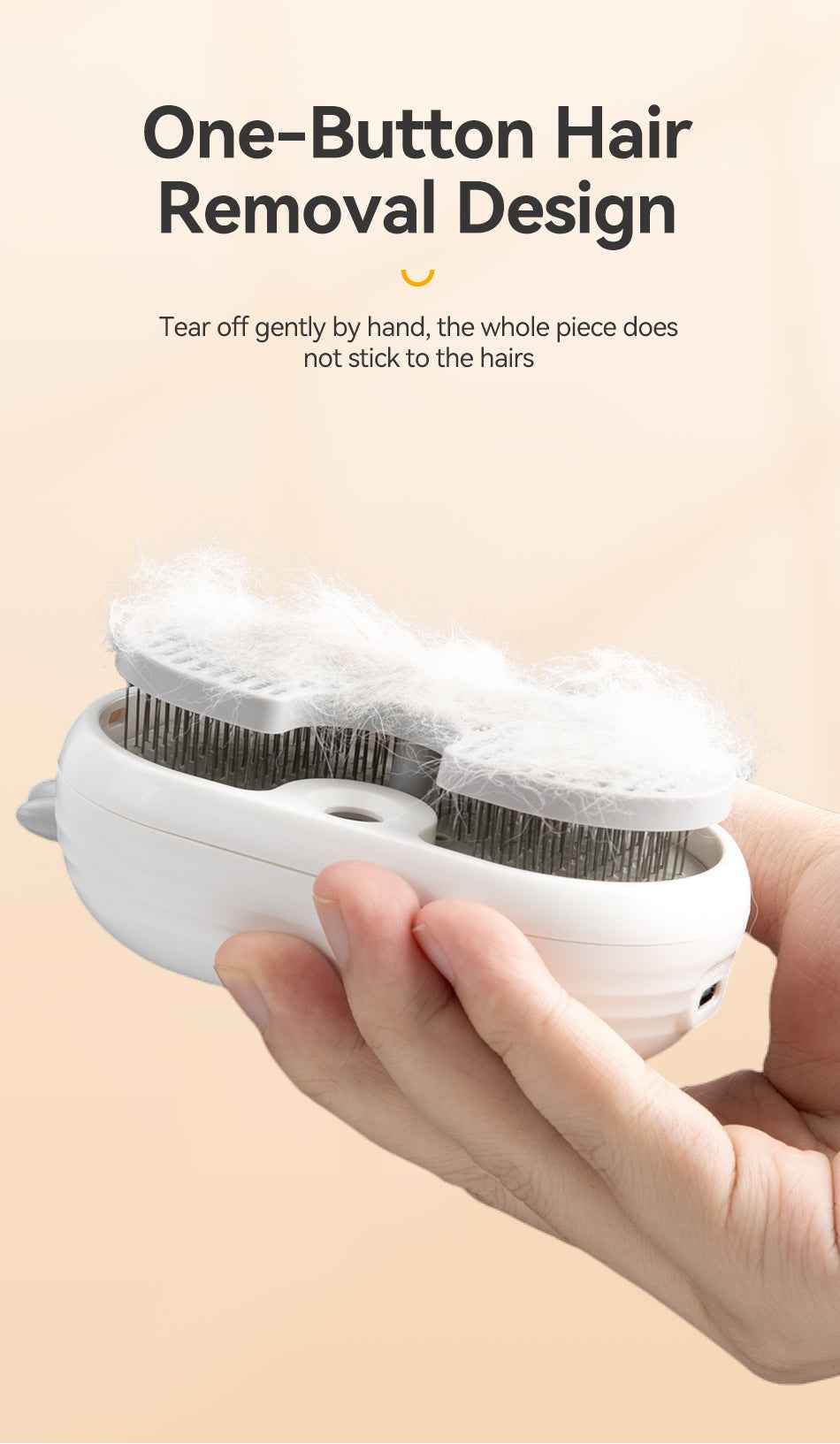 ROJECO Chick Pet Spray Hair Comb