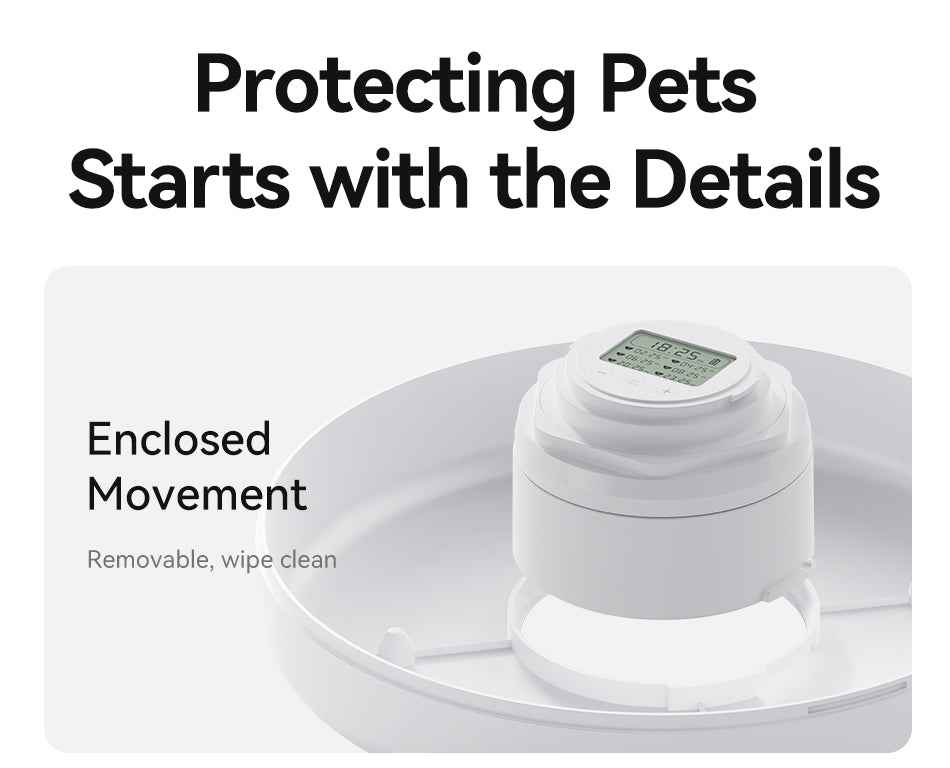ROJECO F19 6‑Meal Cat Feeder