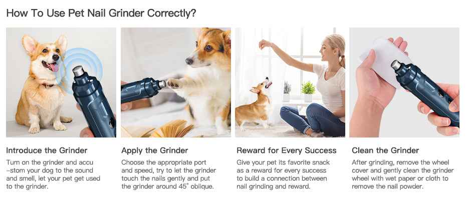 ROJECO N30 Pet Nail Grinder