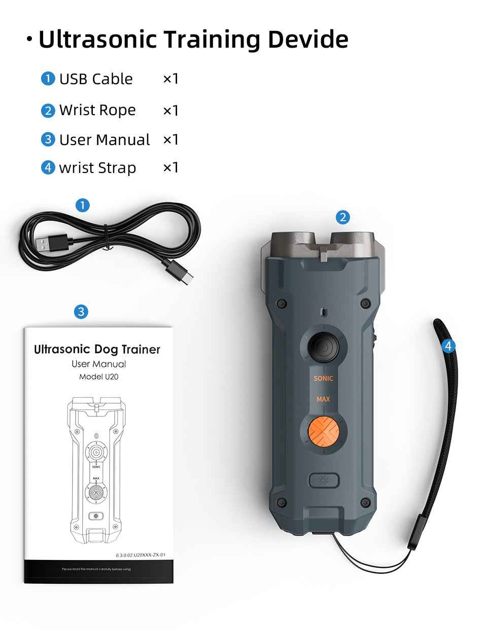 ROJECO U20 Ultrasonic Dog Repeller