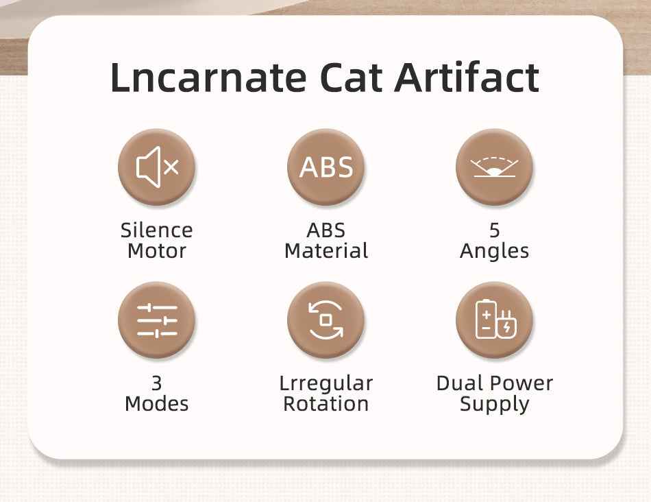 ROJECO Rechargeable Laser Cat Toy