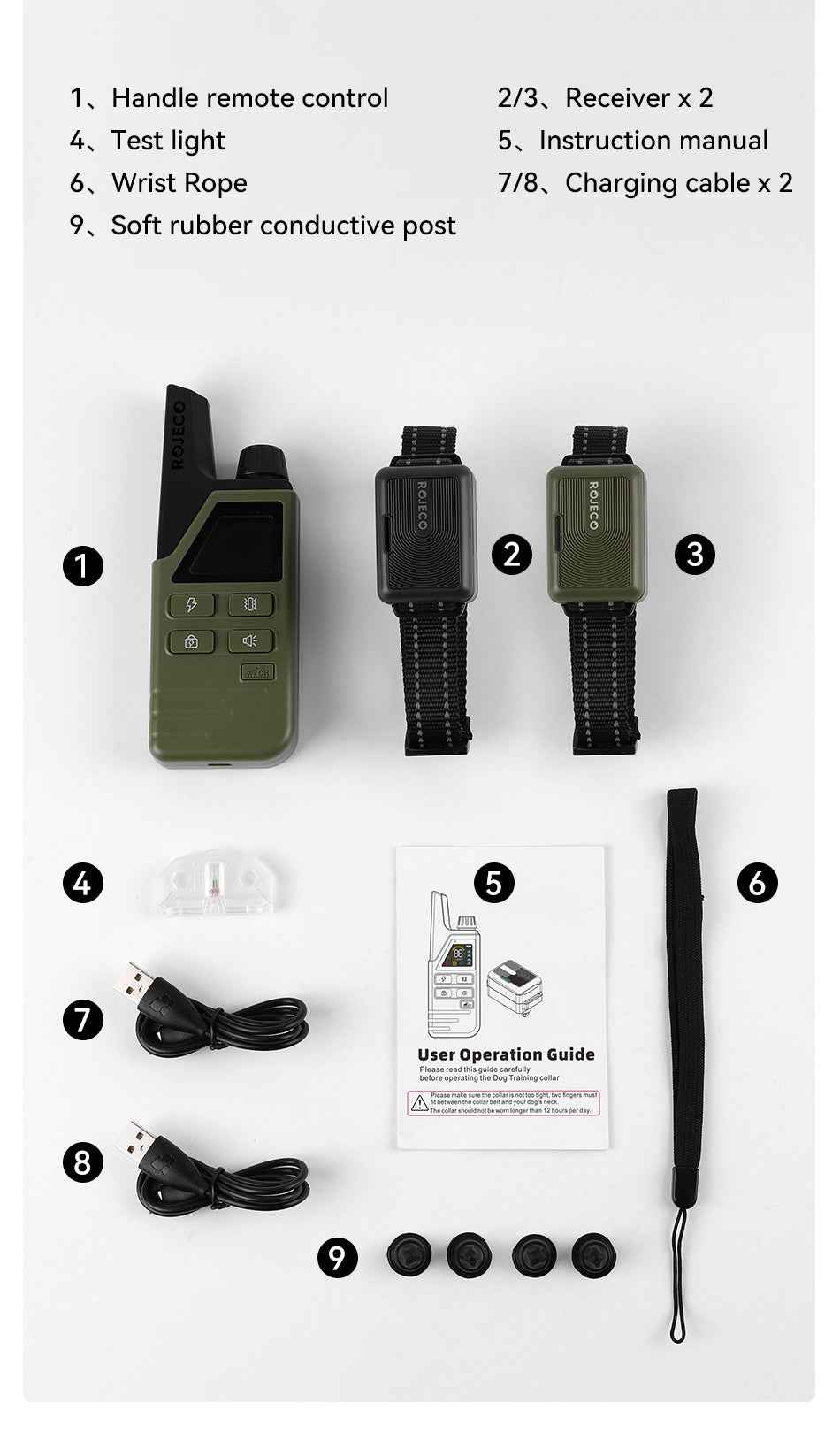 ROJECO RXGQ-04 Dog Training Collar