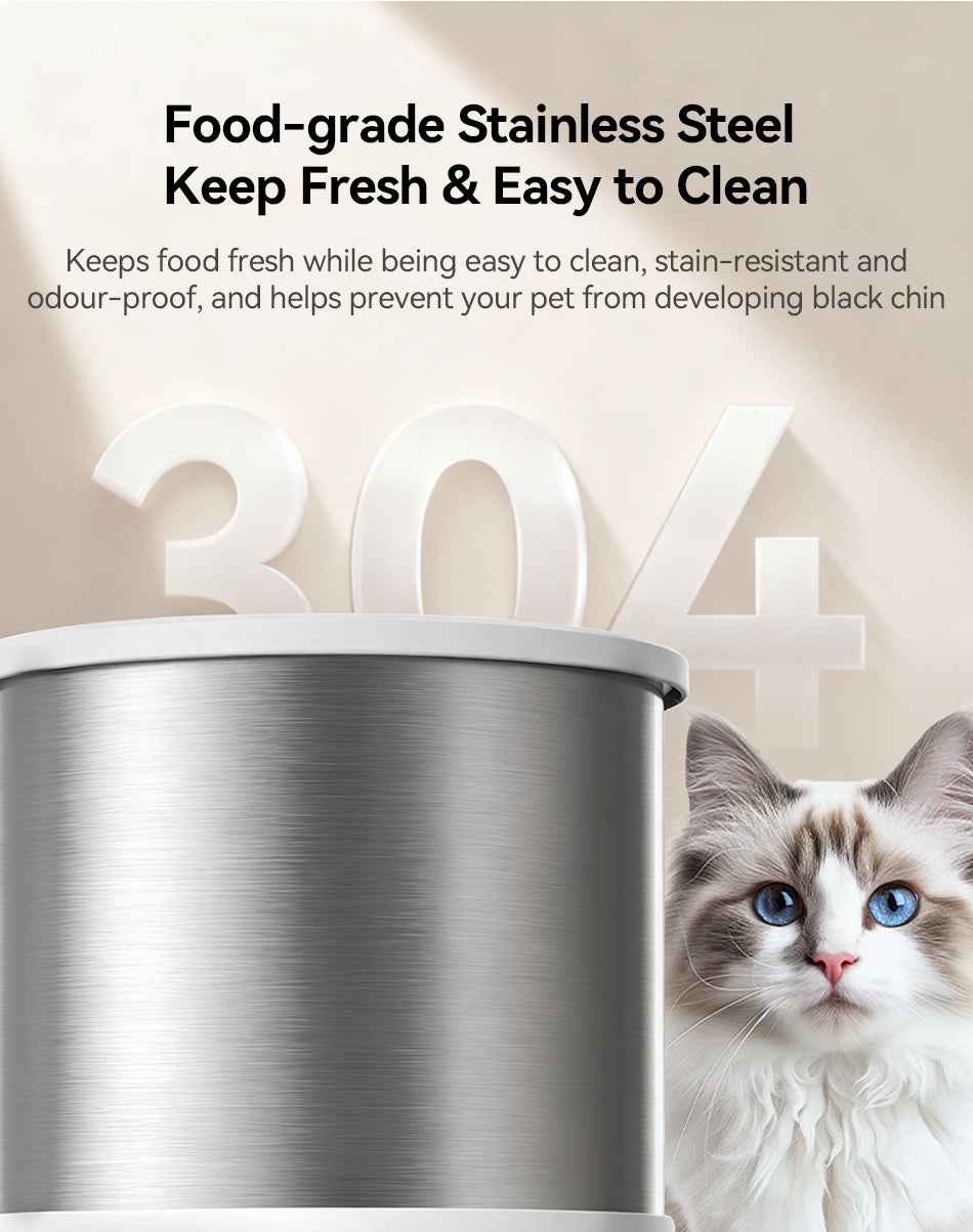 Rojeco 4.5L Stainless Steel Pet Feeder