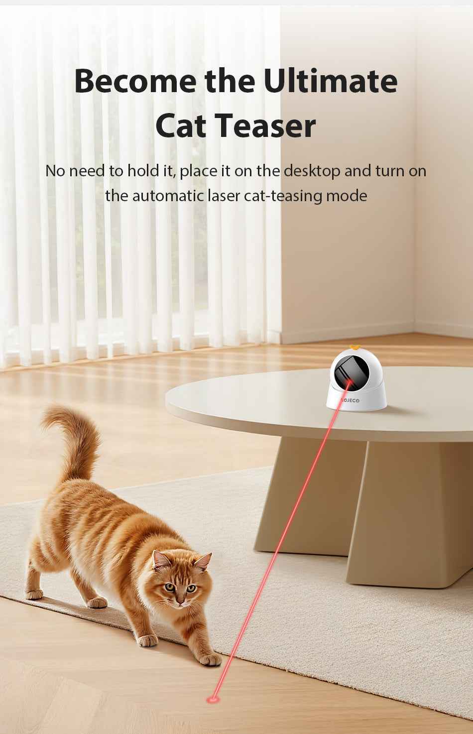 ROJECO Automatic Laser Cat Toy