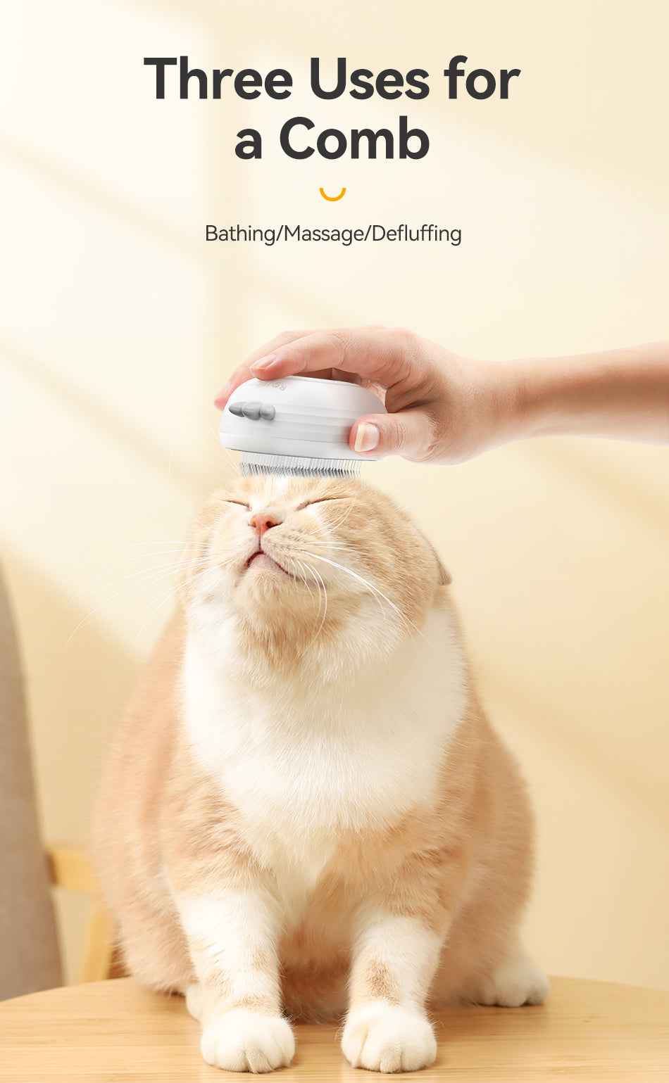 ROJECO Chick Pet Spray Hair Comb