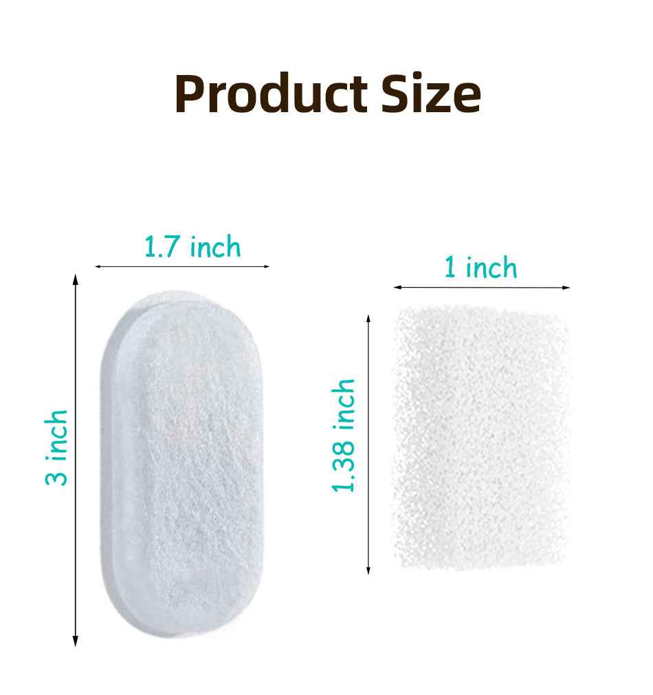 ROJECO 2L Stainless Steel Cat Fountain Replacement Filter
