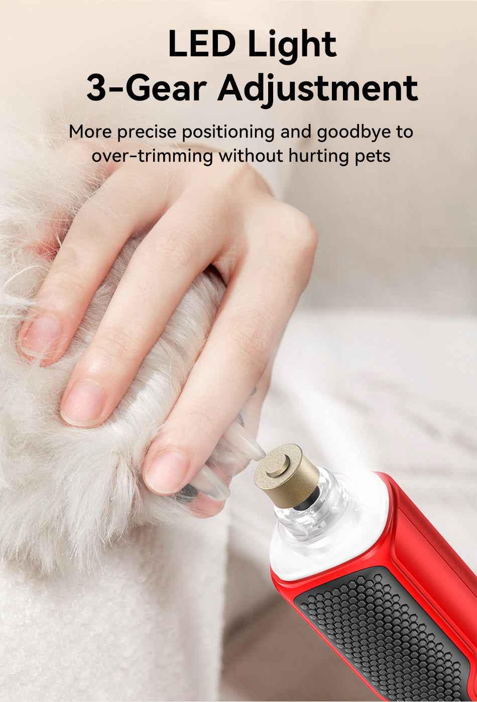 ROJECO Cyclone Pet Nail Grinder