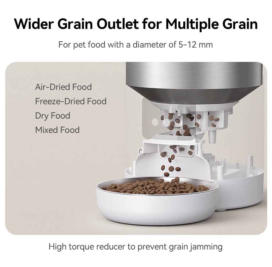Rojeco 4.5L Stainless Steel Pet Feeder