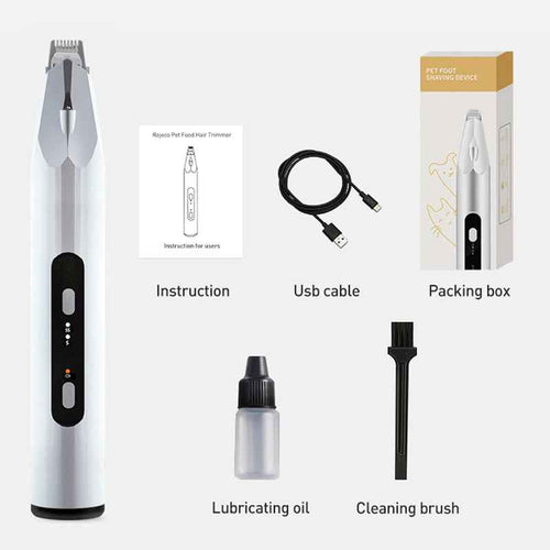 ROJECO 3-in-1 Pet Foot Hair Trimmer