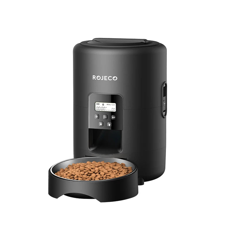 ROJECO 2L Button Automatic Pet Feeder