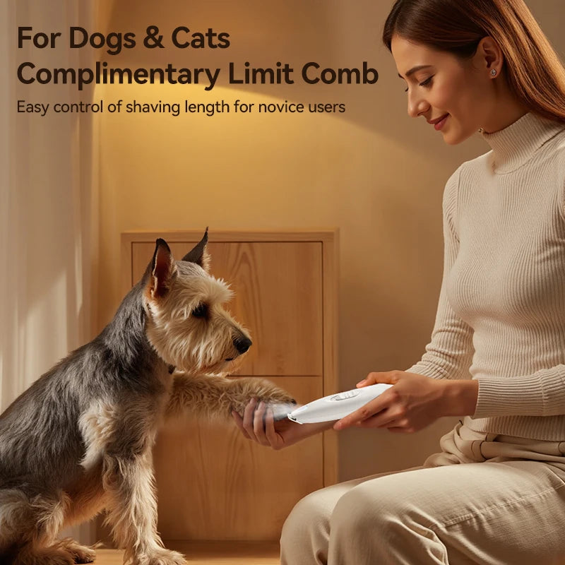 ROJECO Pet Electric Clipper with LED Light