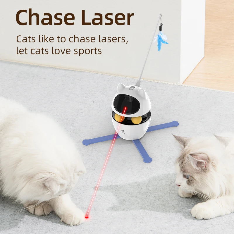 ROJECO 3-in-1 Interactive Cat Toy