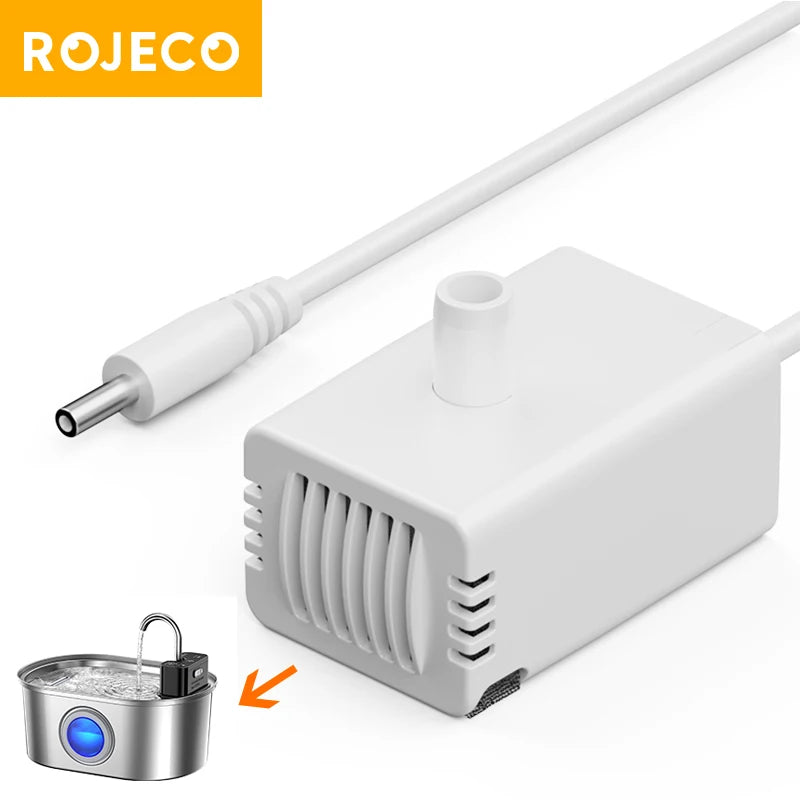 ROJECO Water Pump for 3.2L Stainless Steel Cat Fountain - Replacement