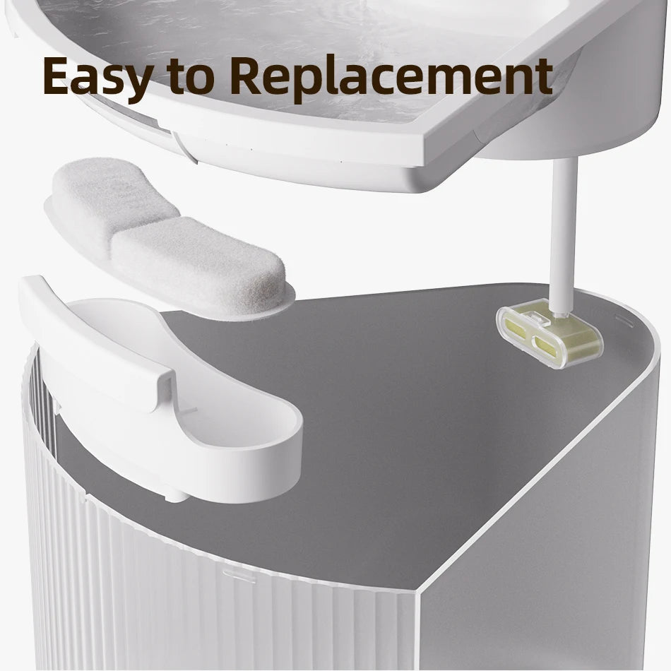 ROJECO Cat Water Fountain Replacement Filters - Carbon & Sponge Filters
